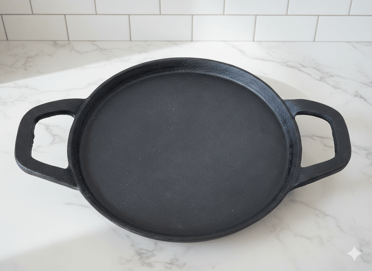 তাওয়া দুই হাতল - ১১ ইঞ্চি